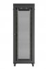 Lanberg Szafa instalacyjna rack stojąca 19 cali 47U 800x1200 czarna drzwi    perforowane LCD (flat pack) V2